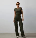 SculptFit Crop-T-Shirt