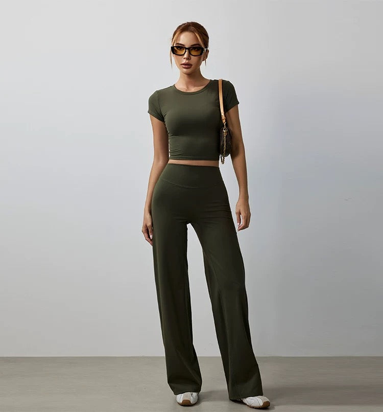 SculptFit Crop-T-Shirt